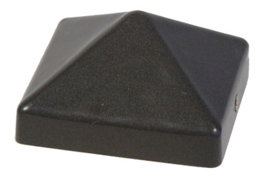 Pfostenkappe Pyramide (anthrazit-metallic beschichtet & Aluminium Druckguss) 9x9 cm
