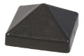 Pfostenkappe Pyramide (anthrazit-metallic beschichtet & Aluminium Druckguss) 9x9 cm