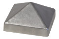 Pfostenkappe Pyramide (Aluminium Druckguss) 9x9 cm